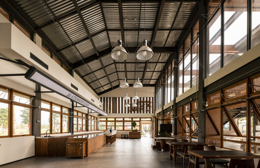 Zhuhai Chillong Dreamland Barn Restaurant / SHUISHI - Interior Photography, Wood, Lighting, Beam, Glass, Chair
