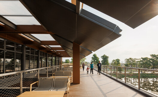 Zhuhai Chillong Dreamland Barn Restaurant / SHUISHI - Interior Photography, Wood, Balcony, Handrail