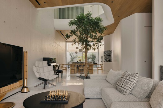 Node House / Ming Architects Node House / Ming Architects - Interior Photography, Living Room, Chair, Lighting, Sofa