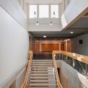 Vertical Extension and Refurbishment of Collège Rousseau / Burckhardt - Interior Photography, Extension, Stairs, Handrail