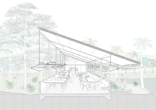 LUXEFARM Waterbird Park Pavilion / Atelier OO LUXEFARM Waterbird Park Pavilion / Atelier OO - Image 17 of 21