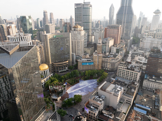 The Ecological Kaleidoscope of East Nanjing Road: Century Square Reborn / EMBT + TJAD The Ecological Kaleidoscope of East Nanjing Road: Century Square Reborn / EMBT + TJAD - Exterior Photography, Cityscape, Aerial View Photography