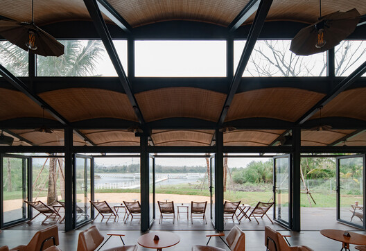 LUXEFARM Waterbird Park Pavilion / Atelier OO LUXEFARM Waterbird Park Pavilion / Atelier OO - Interior Photography, Wood, Beam