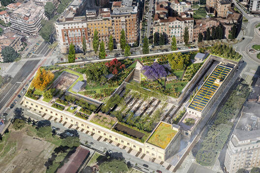 Stefano Boeri Architetti Converts Former Rome Transit Depot Into Multifunctional Civic Space