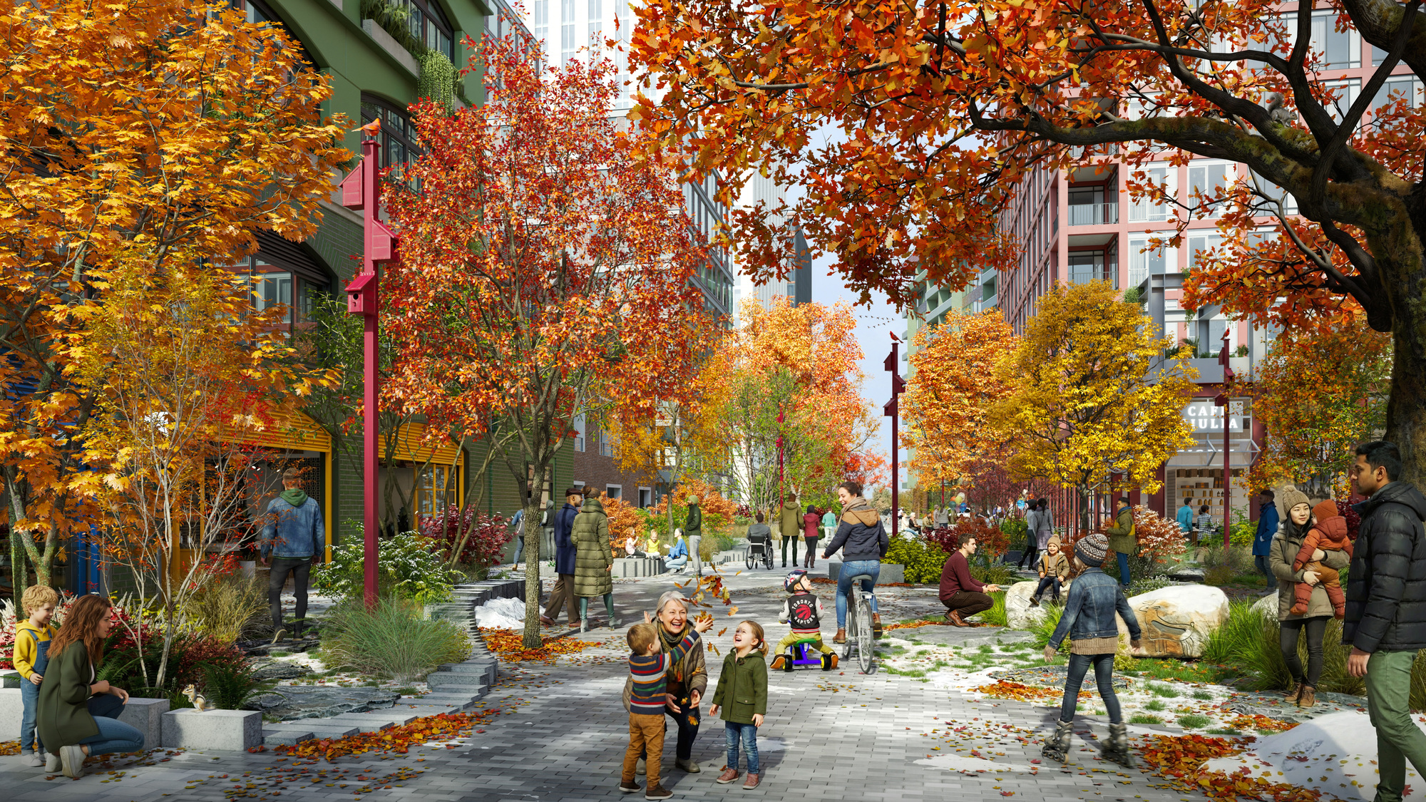 Gallery of SLA Designs Public Spaces and Streetscapes for Toronto's New Island Community in the Port Lands - 3