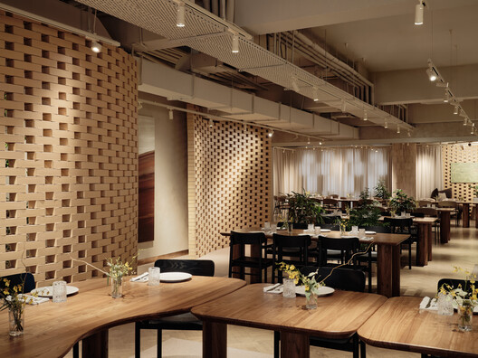 TAL family restaurant / NAAW - Interior Photography, Dining room, Wood, Table, Chair