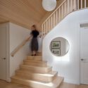 Knowlton Prairie / L. McComber  - Interior Photography, Houses, Stairs, Handrail, Lighting