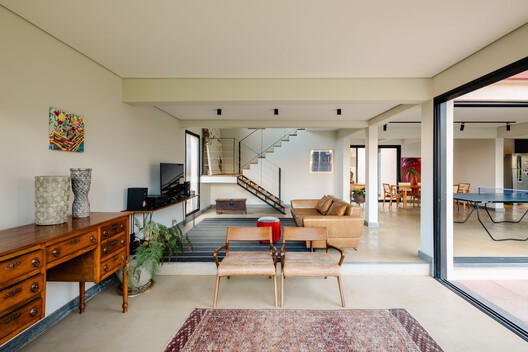 Castela House / BIRI - Interior Photography, Living Room, Wood, Table, Chair