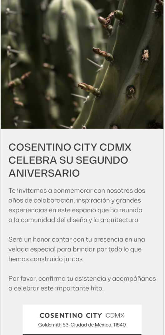 Cosentino City Mexico City Anniversary - Image 1 of 1