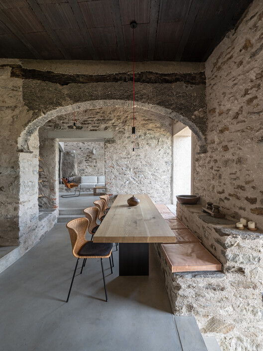 Transformation House ME. in Brissago / Wespi de Meuron Romeo architects - Interior Photography, Chair, Beam