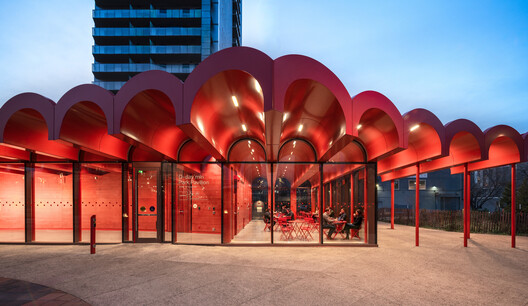 O-day'min Park Pavilion / gh3* - Interior Photography, Column