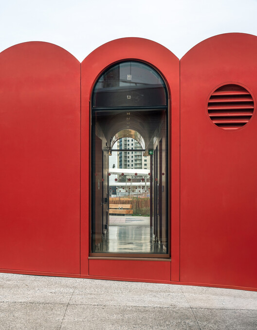 O-day'min Park Pavilion / gh3* - Interior Photography, Arch, Arcade