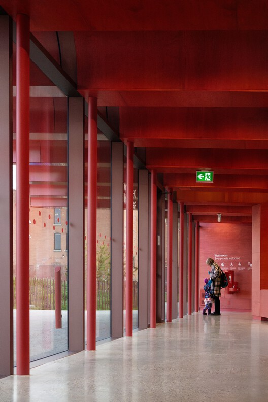 O-day'min Park Pavilion / gh3* - Interior Photography, Concrete, Column