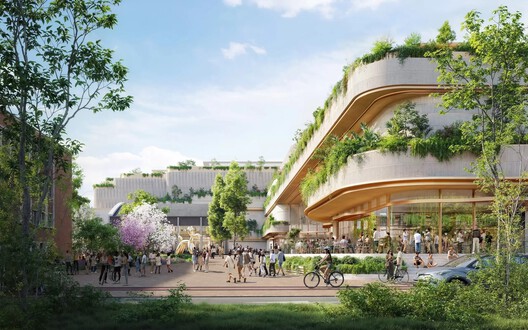 UNStudio Reveals River-Oriented Master Plan for Former Industrial Site in Cluj-Napoca, Romania UNStudio Reveals River-Oriented Master Plan for Former Industrial Site in Cluj-Napoca, Romania - Image 2 of 6