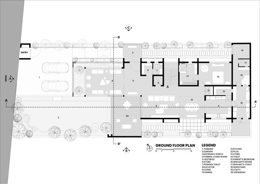The Brick Veil House / VPA Architects The Brick Veil House / VPA Architects - Image 18 of 26