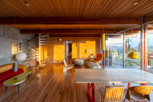 Cano House / Diego Cano-Lasso Cano House / Diego Cano-Lasso - Interior Photography, Dining room, Wood, Chair, Beam