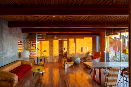 Cano House / Diego Cano-Lasso Cano House / Diego Cano-Lasso - Interior Photography, Wood, Lighting, Chair, Beam