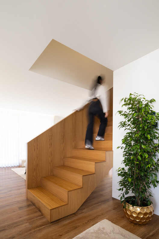 Delães House / ARE ARCHITECTS STUDIO - Interior Photography, Stairs, Wood, Handrail