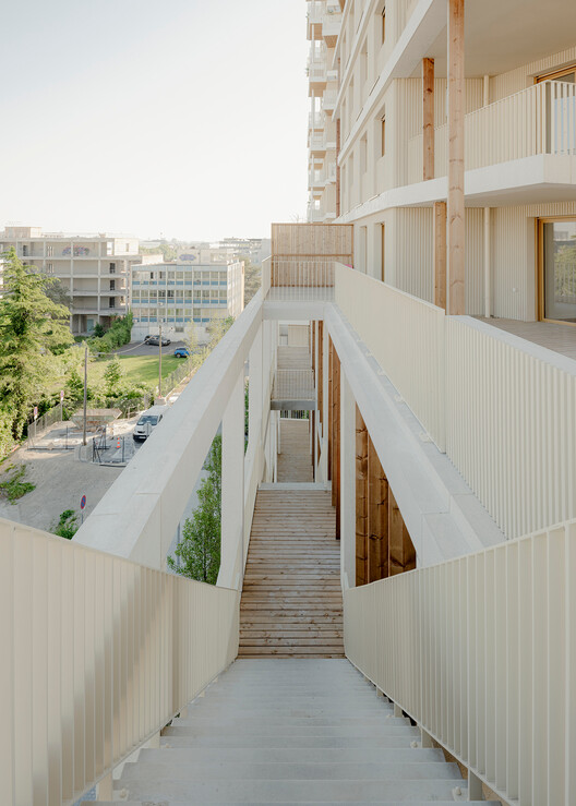 Nanterre Housing / AQMA - Interior Photography, Balcony