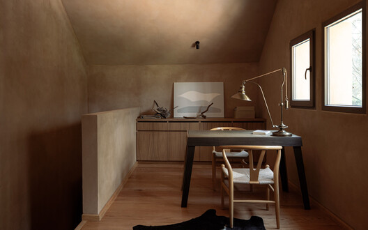 CP Rancho / Weber Arquitectos - Interior Photography, Wood, Table, Lighting, Chair