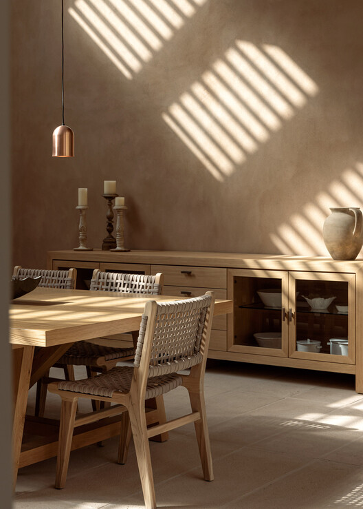CP Rancho / Weber Arquitectos - Interior Photography, Dining room, Wood, Table, Chair
