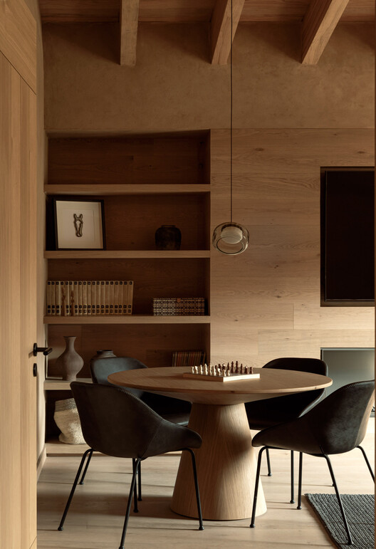 CP Rancho / Weber Arquitectos - Interior Photography, Wood, Table, Chair
