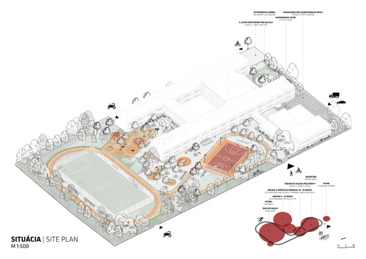 Trnava School Campus Reconstruction / Šercel Švec - Image 34 of 34