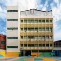 Color Pit / Studio Etienne Bastormagi - Exterior Photography, Schools , Balcony