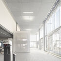 Neckarbogen Neighborhood Parking Garage / Wittfoht Architekten - Interior Photography,           Parking, Beam, Lighting