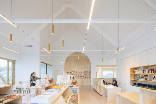 “Gauguin, l’Atelier du Pouldu” Interpretation Centre / Modal Architecture + Quartz Architecture - Interior Photography, Kitchen