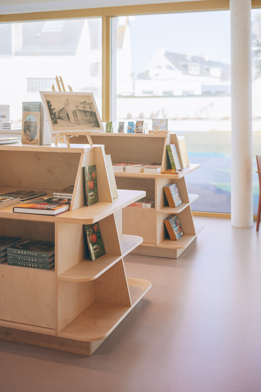 “Gauguin, l’Atelier du Pouldu” Interpretation Centre / Modal Architecture + Quartz Architecture - Interior Photography, Shelving, Wood