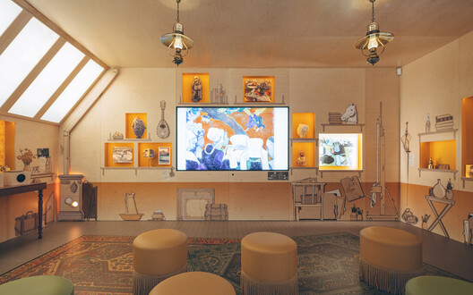 “Gauguin, l’Atelier du Pouldu” Interpretation Centre / Modal Architecture + Quartz Architecture - Interior Photography, Lighting, Chair