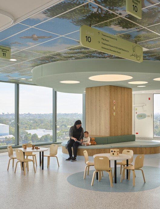 Children’s Hospital at Westmead / Billard Leece Partnership - Interior Photography, Dining room, Chair