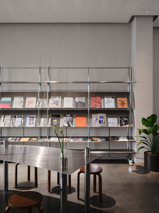 JER café at Tselinny Center of Contemporary Culture / NAAW JER café at Tselinny Center of Contemporary Culture / NAAW - Interior Photography, Closet, Shelving