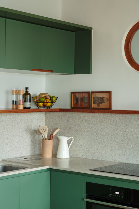 Capote Apartment / Mina Estúdio Capote Apartment / Mina Estúdio - Interior Photography, Wood, Kitchen, Countertop
