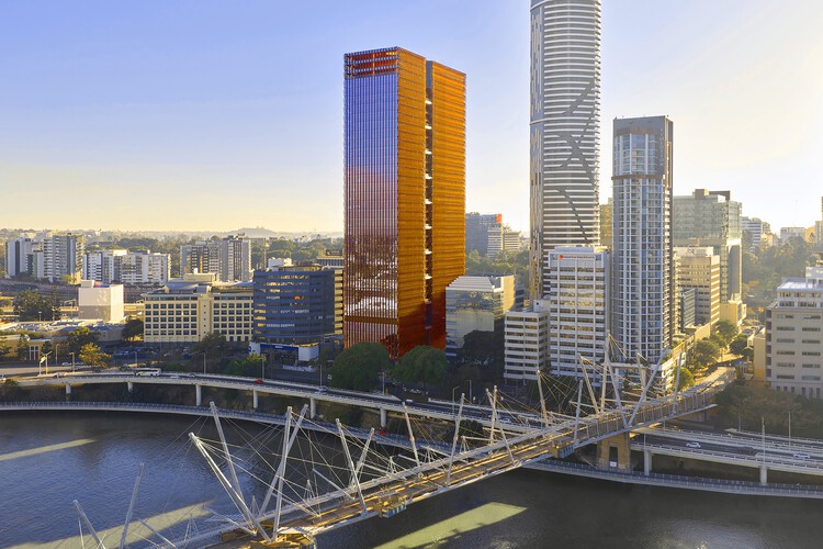 205 North Quay / HASSELL + REX + Richards and Spence - Exterior Photography, Office Buildings, Cityscape