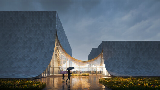 BIG Designs Dual-Volume EVE Music Hall Amid Agricultural Landscape in Čepin, Croatia - Image 11 of 24