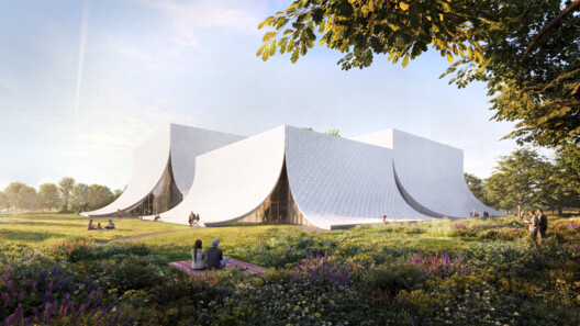 BIG Designs Dual-Volume EVE Music Hall Amid Agricultural Landscape in Čepin, Croatia - Image 6 of 24