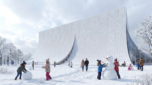 BIG Designs Dual-Volume EVE Music Hall Amid Agricultural Landscape in Čepin, Croatia - Image 10 of 24