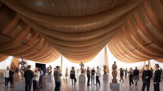 BIG Designs Dual-Volume EVE Music Hall Amid Agricultural Landscape in Čepin, Croatia - Image 17 of 24