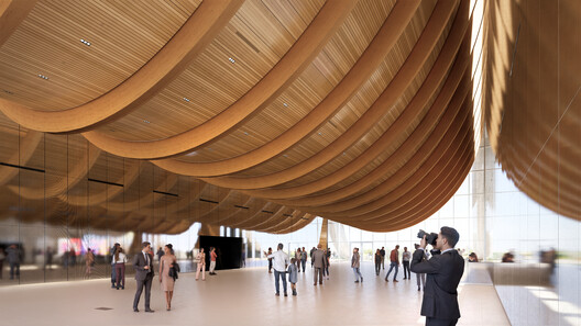 BIG Designs Dual-Volume EVE Music Hall Amid Agricultural Landscape in Čepin, Croatia - Image 13 of 24
