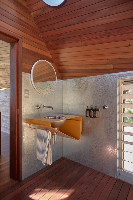 Permanent Camping 3 / Casey Brown Architecture - Interior Photography, Bathroom, Wood, Sink