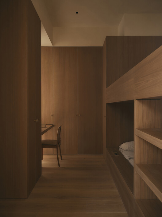 GE Apartment / Balzar Arquitectos GE Apartment / Balzar Arquitectos - Interior Photography, Wood, Lighting, Bedroom