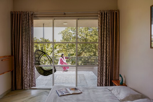 Parnasambhar / N. B. Architects - Interior Photography, Bedroom, Wood, Lighting, Bed, Chair