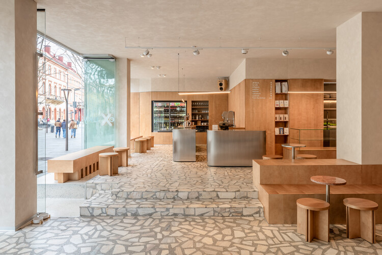 ukyo X Café / Maria Schunn - Interior Photography, Wood