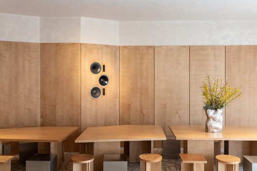 ukyo X Café / Maria Schunn - Interior Photography, Dining room, Wood, Chair