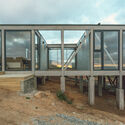 Casa DM Tunquén / Loft 7 - Fotografía exterior, Madera, Concreto, Fijación Vigas
