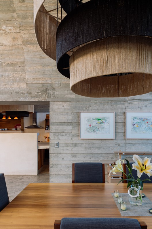 Casa Cielo / NV/design architecture - Interior Photography, Wood, Table, Chair, Lighting