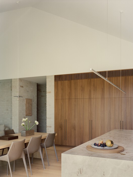Sorrento House / Victoria Merrett Architects Sorrento House / Victoria Merrett Architects - Interior Photography, Wood, Table, Lighting, Chair
