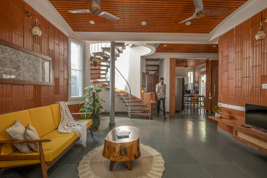 Nalme House / Wright Inspires Nalme House / Wright Inspires - Interior Photography, Wood, Lighting, Chair, Beam